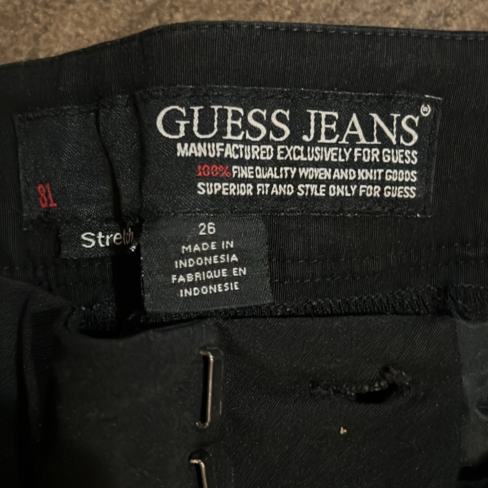 Guess Jeans Black Stretch Pants - Picture 8 of 11